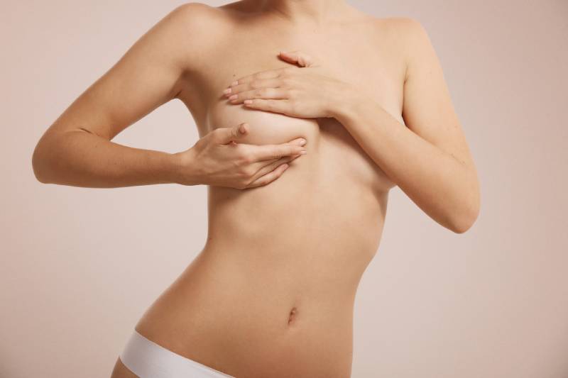Ultrasonic Treatment for Sagging Breasts