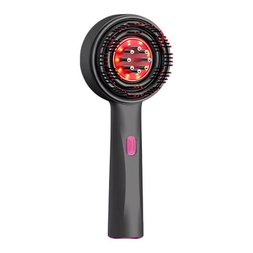 Buy black Red Light Scalp Massager Brush