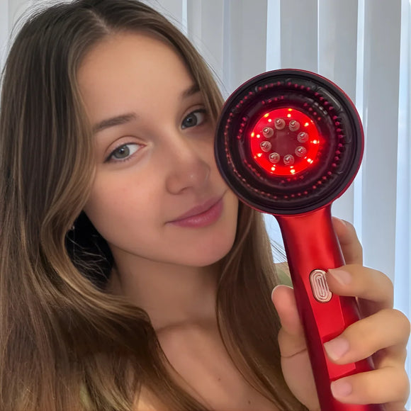 Red Light Scalp Massager Brush